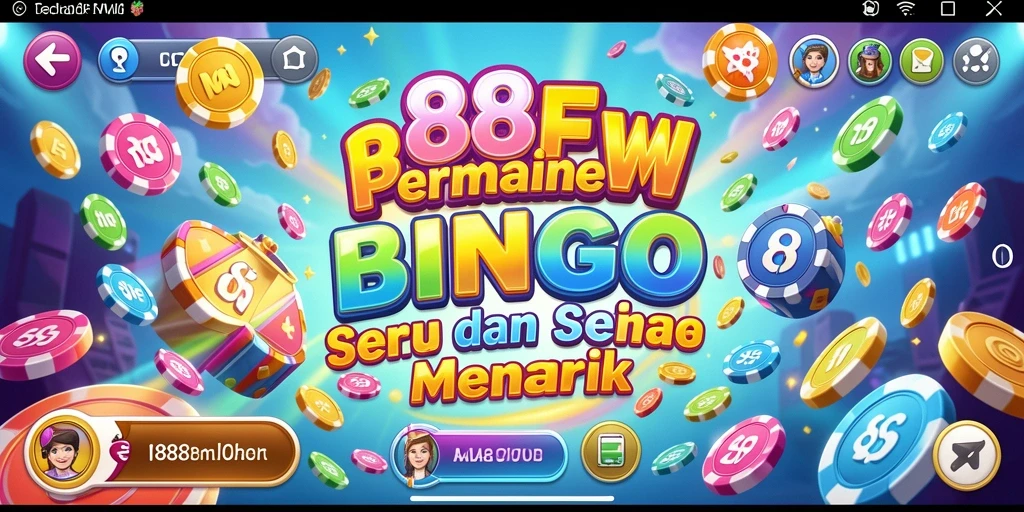 Tangkapan layar utama 888FW menampilkan gameplay Bingo yang seru.