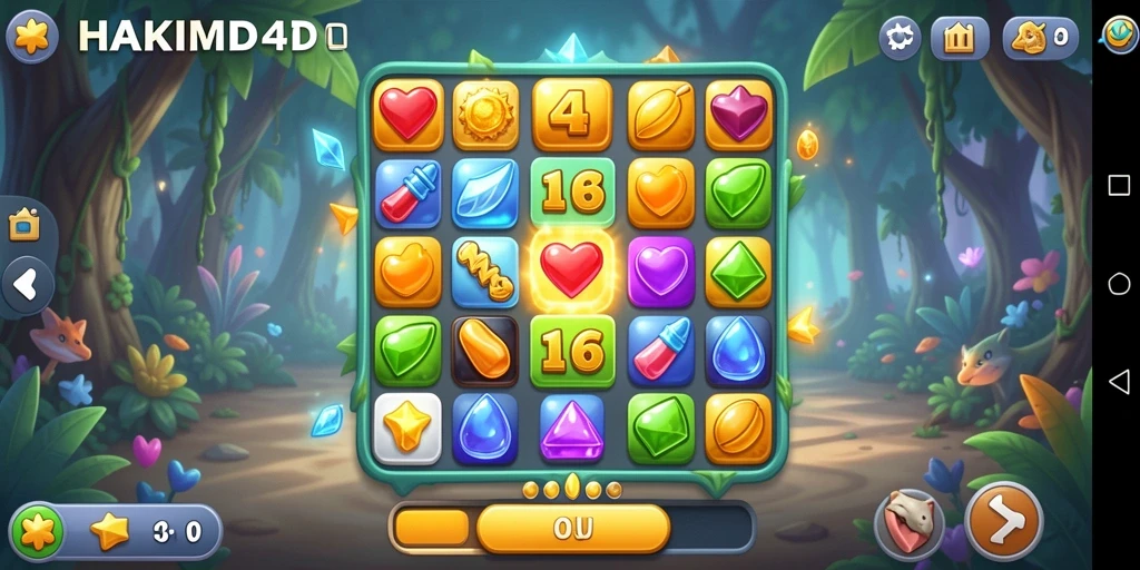 Tampilan gameplay HAKIM4D yang menakjubkan dan penuh warna.