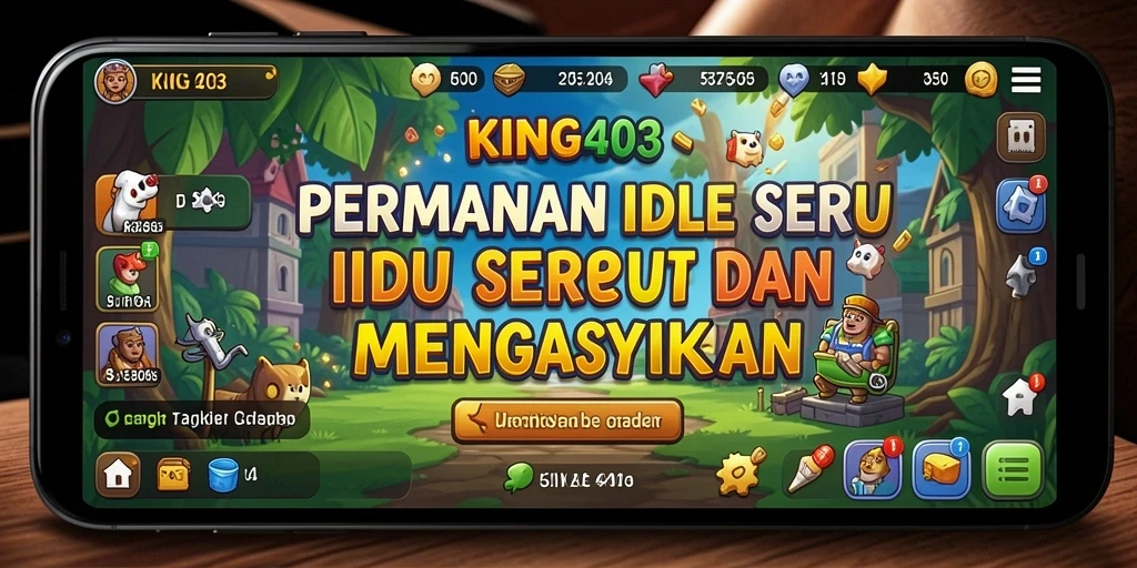 Tampilan aksi seru dan strategi dalam KING403.