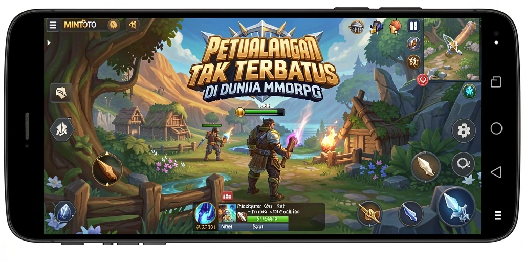 Tampilan gameplay MINTOTO yang seru dan menegangkan di dunia MMORPG.
