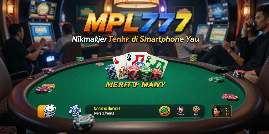 Tampilan gameplay Poker yang mendebarkan dan interaktif di MPL777.