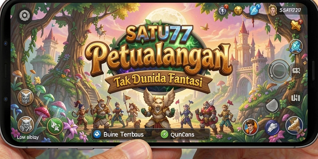 Screenshot gameplay SATU77 menampilkan aksi petualangan yang mendebarkan.