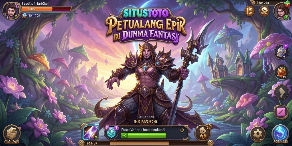 Screenshot utama SITUSTOTO menampilkan aksi seru dalam dunia RPG.