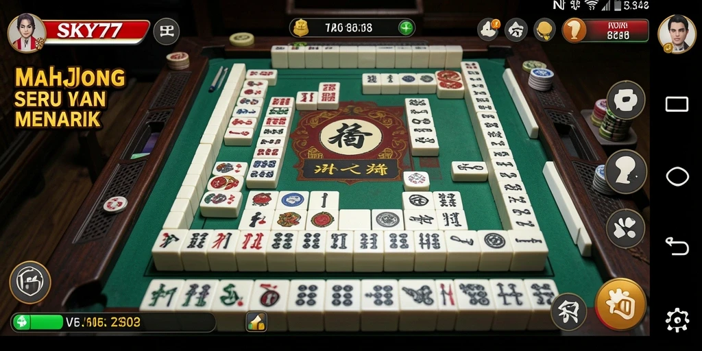 Tangkapan layar gameplay <strong>SKY77</strong> yang menunjukkan pengalaman Mahjong yang menyenangkan.