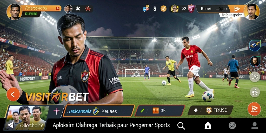 Tampilan menarik dari gameplay VISITORBET yang penuh semangat olahraga.